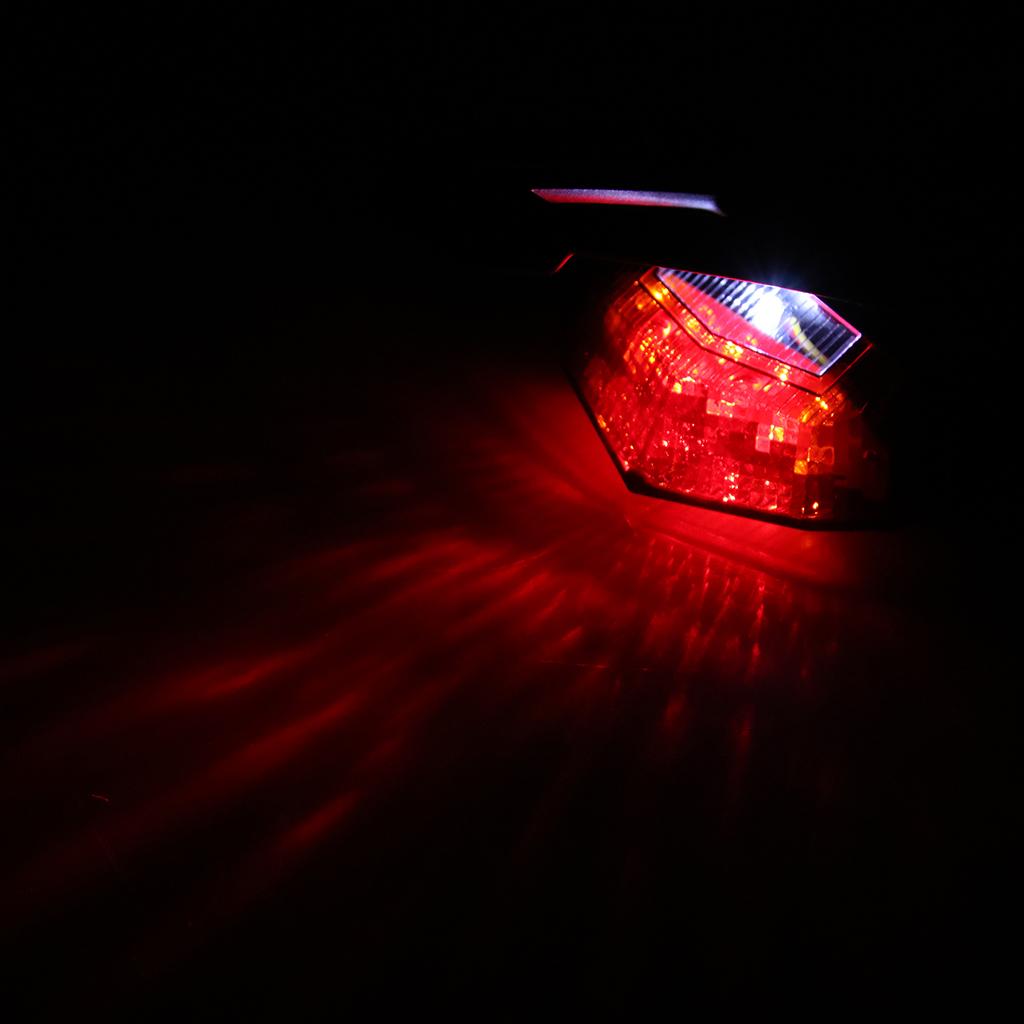 Motorcycle Fender Lamp LED Brake Stop Rear Tail Turn Light for Honda Red