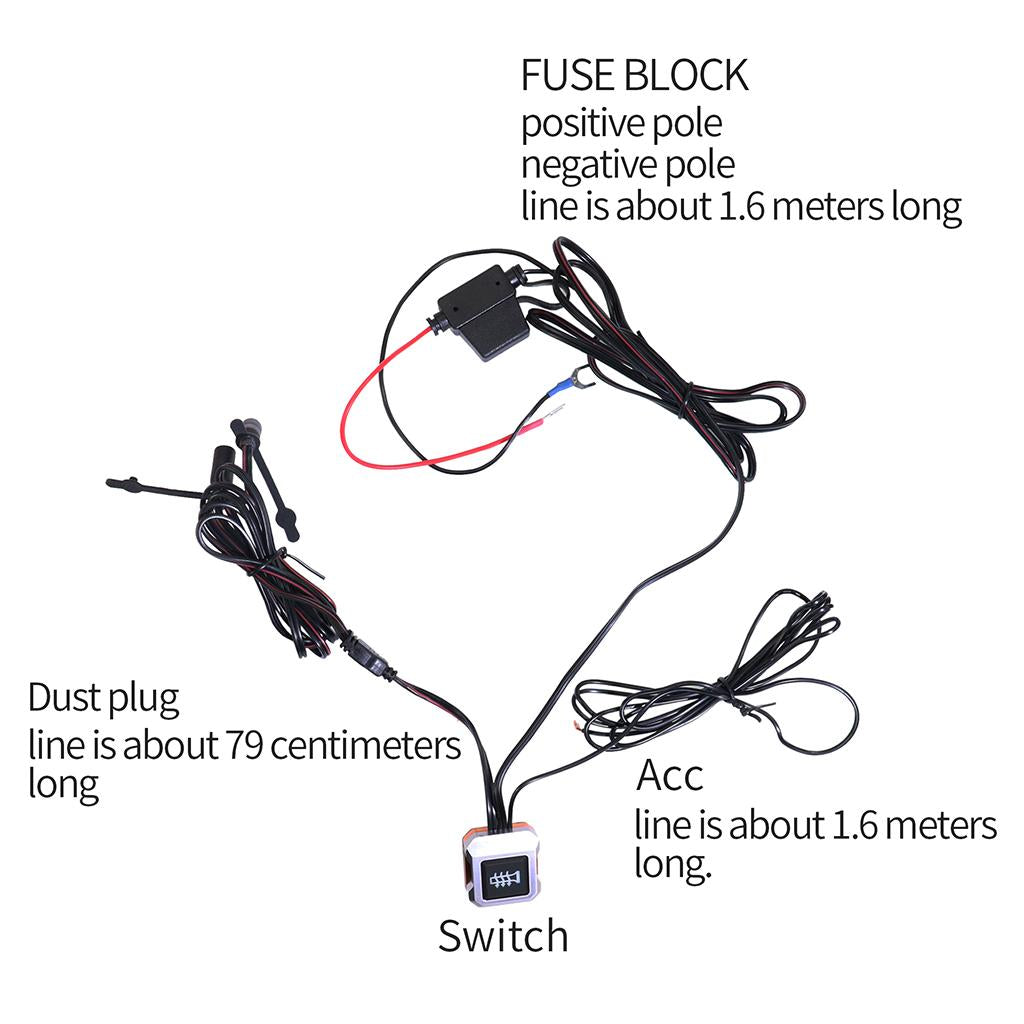 12V 3 Stage Ultra-thin 7/8 Inch Motorbike Handlebar Heated Grips Warmer Sleeves Non-slip Removable