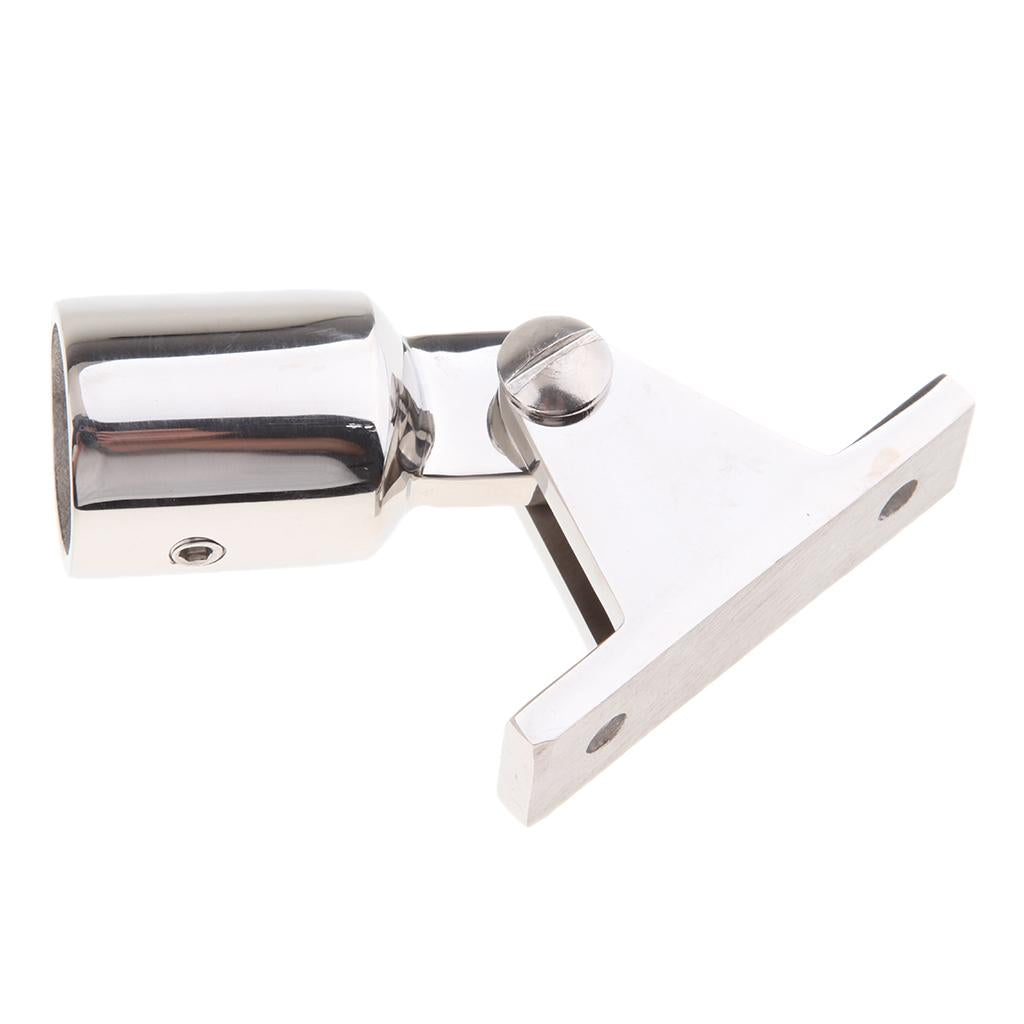 316 Boat Stainless Steel Bimini Top Marine Hardware 22mm Deck Hinge Mount
