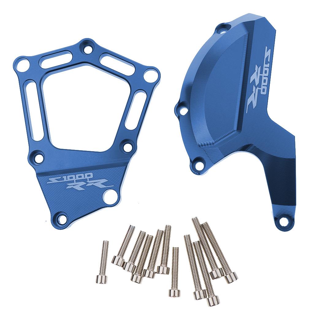 CNC Aluminum Alloy Motorcycle Engine Case Guard Slider for BMW S1000RR Blue