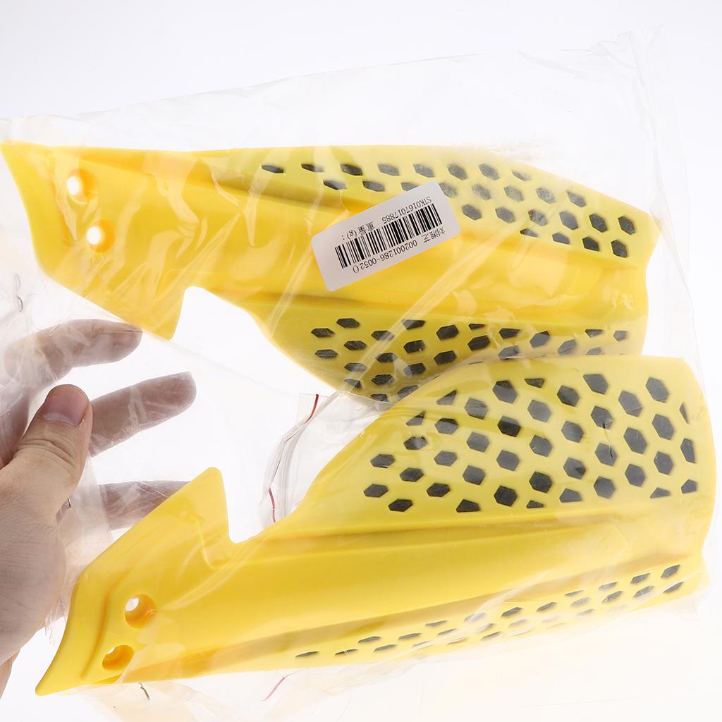 22mm 7/8" Dirt Bike Motorcycle Motocross Brush Bar Hand Guards Yellow