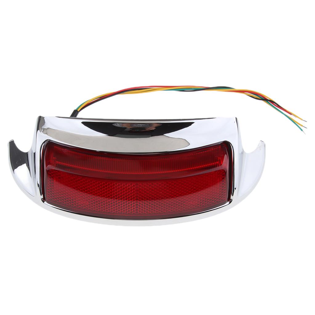 Rear Fender Edge Led Taillight Rear Brake Lamp for Harley Street Glide Red
