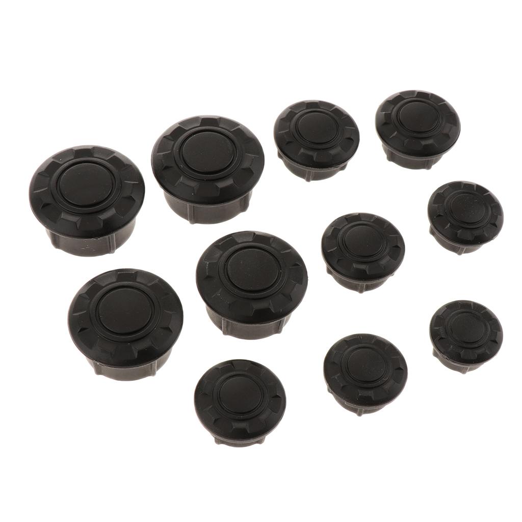 Motorcycle Frame Hole Cover Caps Plugs Set for BMW R Nine T 2014-2019