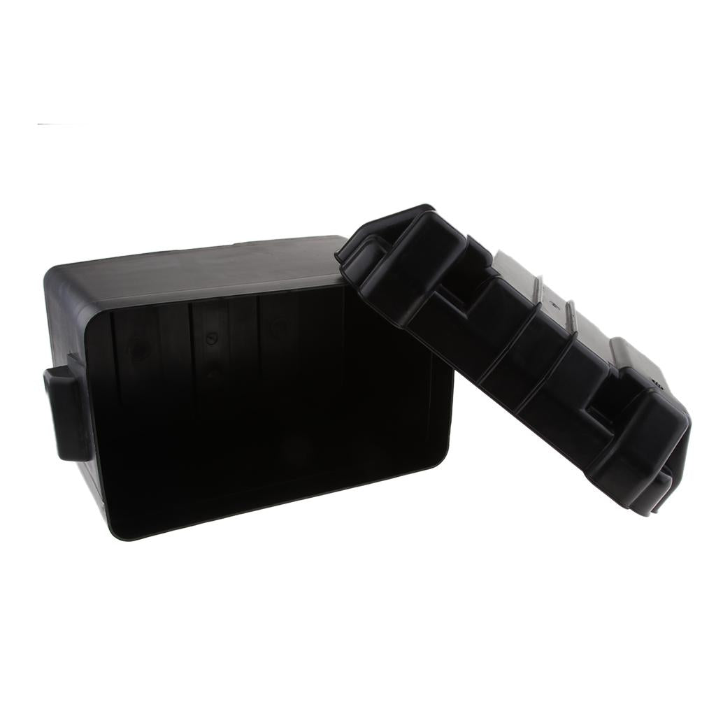 Car RV Boat Marine Smart Battery Box USB Car Charger Center Power Guard W/ Strap