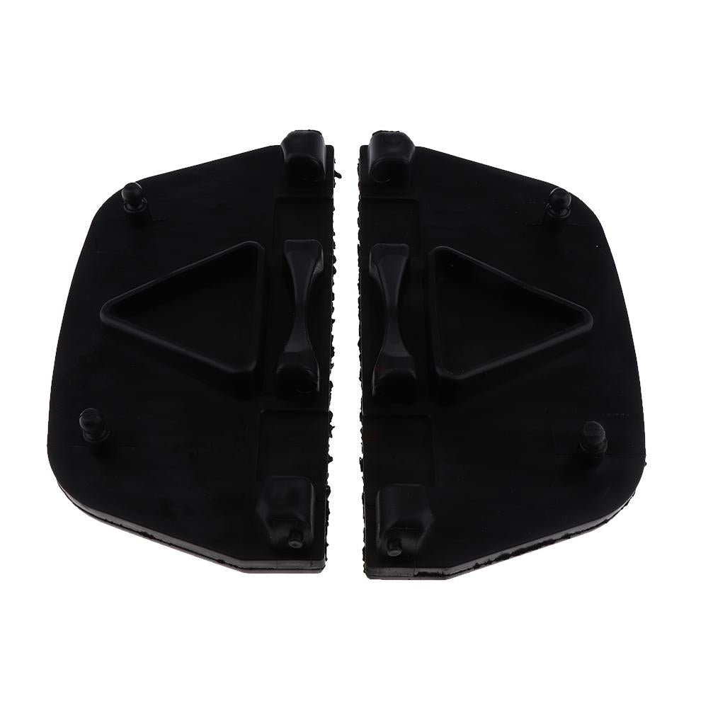 2pcs Motorcycle Rubber Passenger Floorboards Footpeg For Harley Street Glide