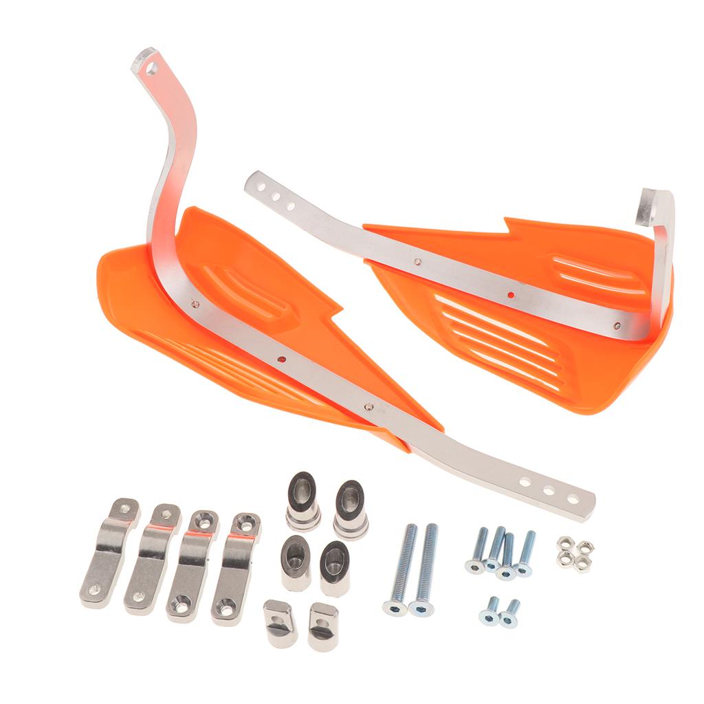 Brush Hand Guards Handguard for Motorcycle MotoCross Dirt Bike ATV Orange