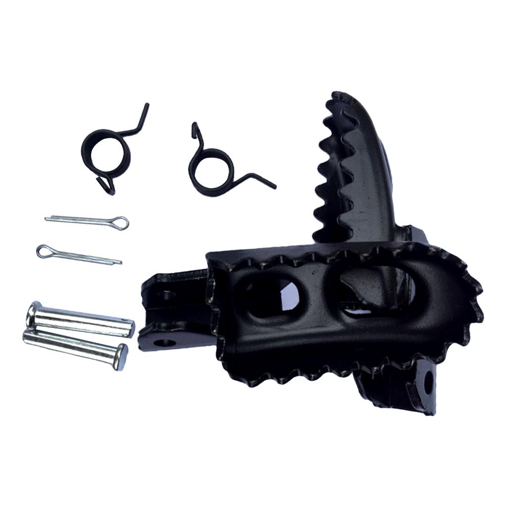Universal Motorcycle Folding Footpegs Peg Rear Set Racing Foot Pegs