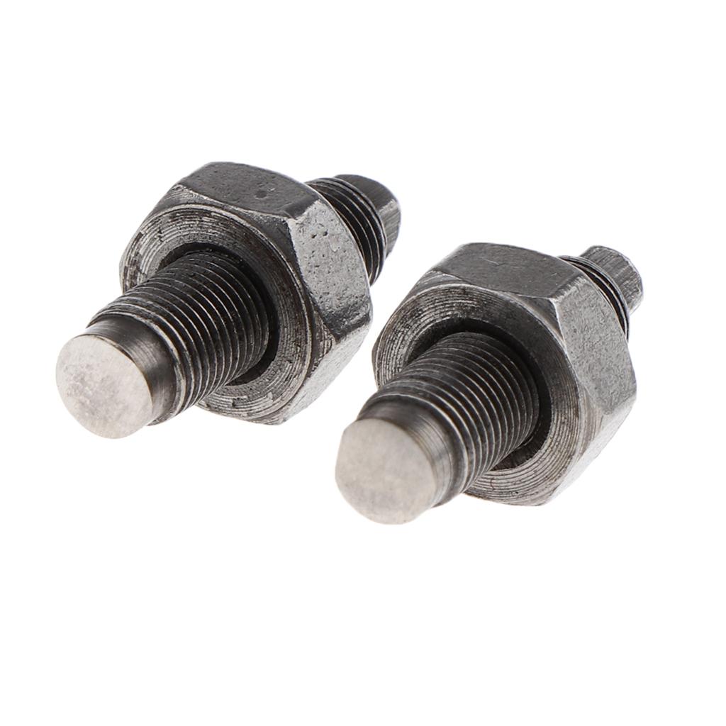 2pcs Solid Valve Adjusting Screws with Nuts for 50-125cc ATV Dirt Bike