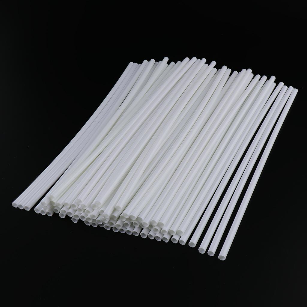 72Pieces Universal Motocross Wheel Rim Spoke Wraps Skins Cover White
