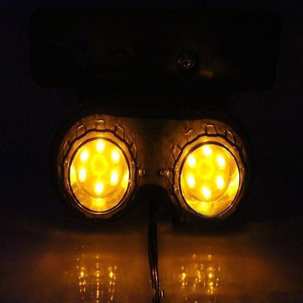Motorcycle Rear Light LED Marker Brake Tail Lights for Harley White