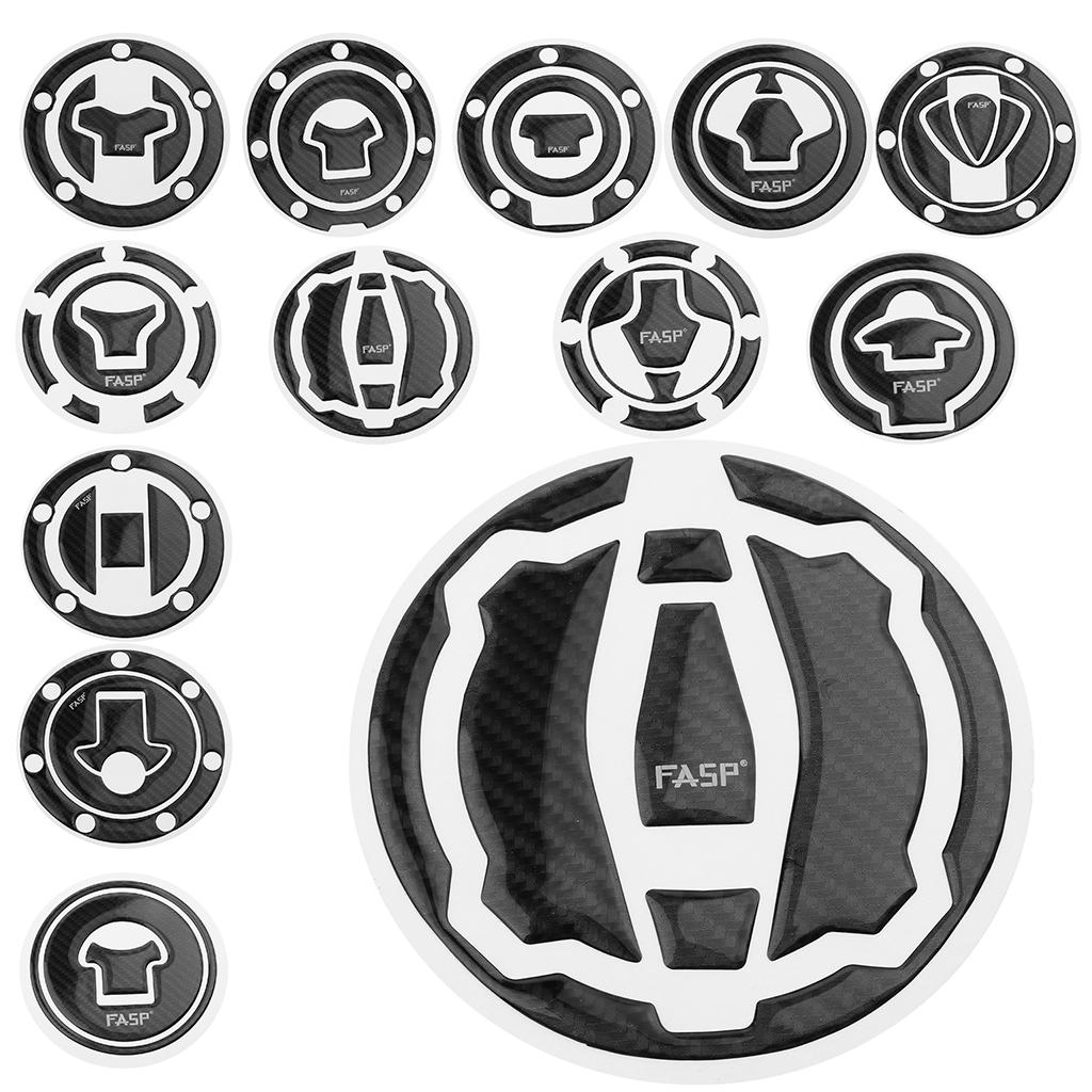 1 Piece Carbon Fiber Fuel Tank Decal Gas Cap Protector Sticker Fit for Honda CB190R/750/400/1000R CBR250/600R VFR Hornet Motorbikes Repalce Parts