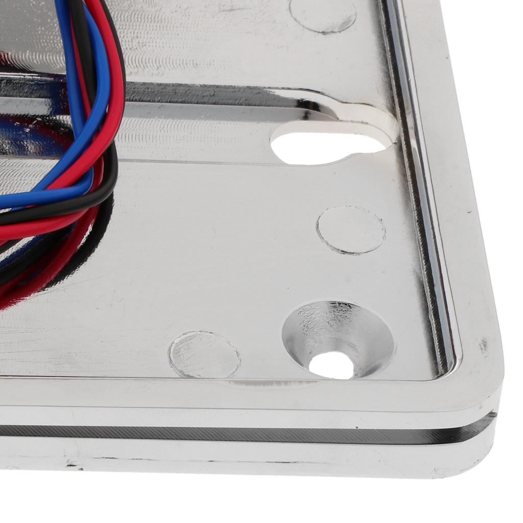 LED Motorcycle Turn Signal Brake License Plate Integrated Tail Light White