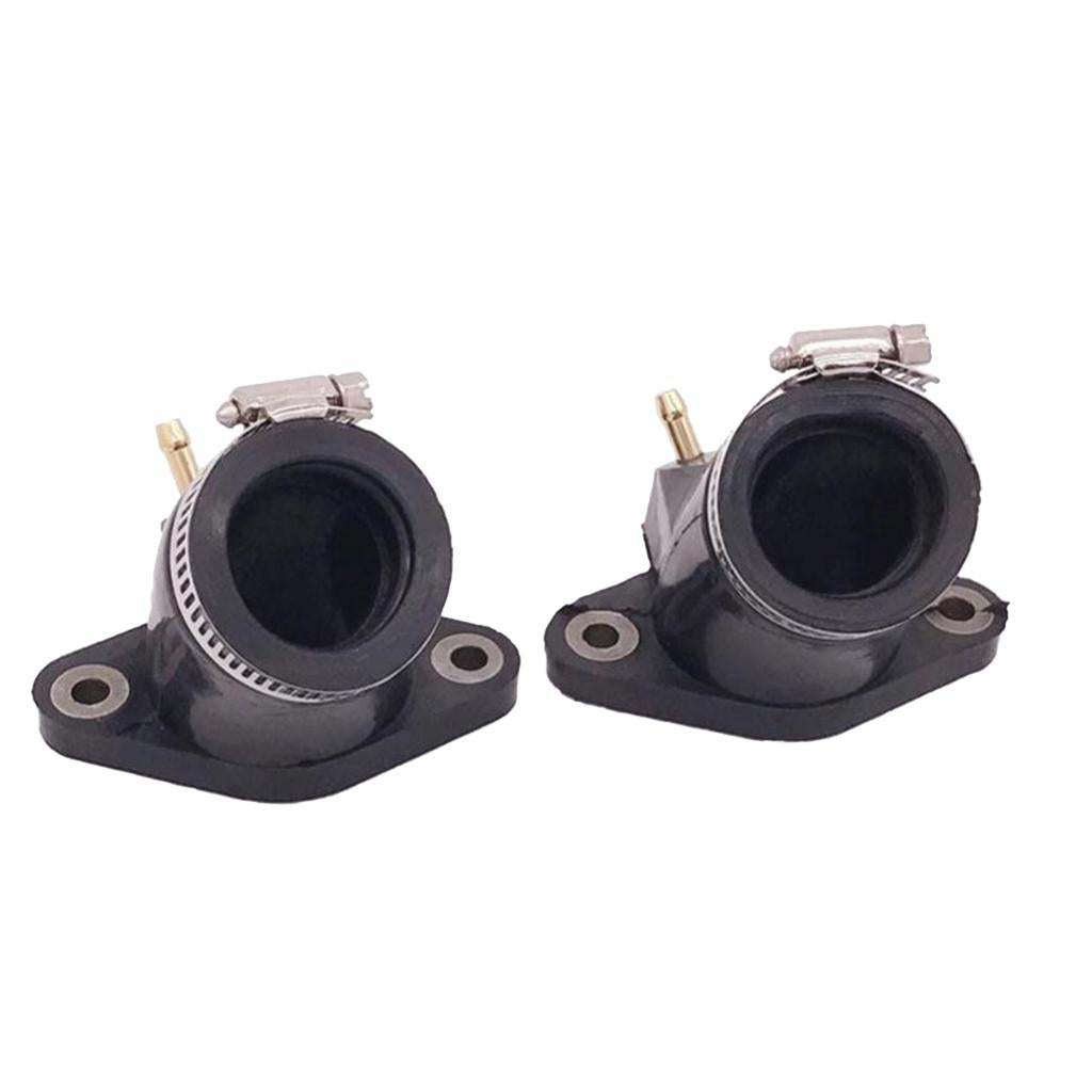 1 Pair Carburetor Intake Flange Boot Set for Yamaha V Star XVS650 XVS400