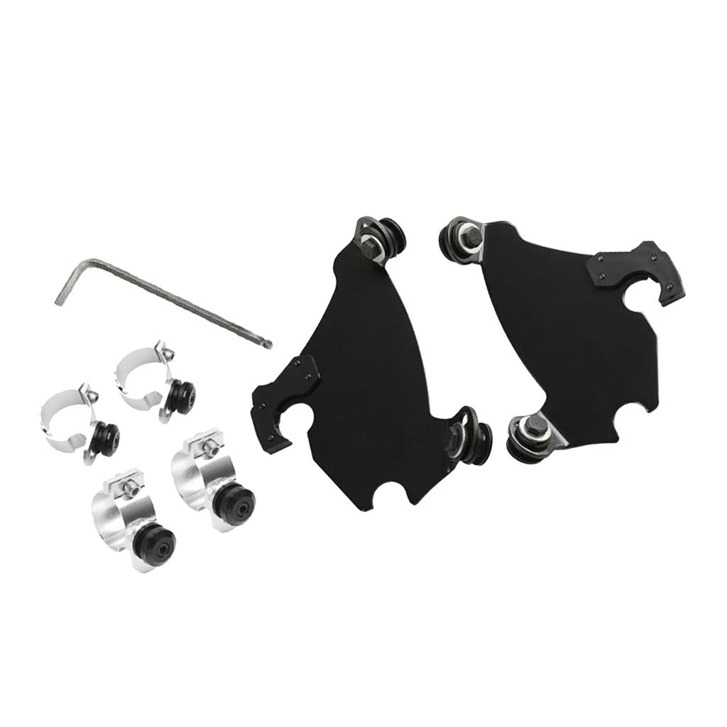 Headlight Fairing Trigger Lock Mounting Kit for Harley 1200 883 XL Black