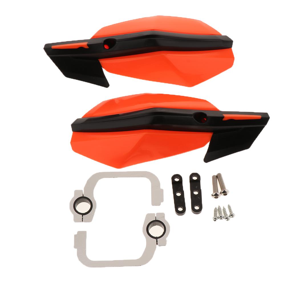 Hand Brush Guards Protector for 7/8" 22mm to 1 1/8" 28mm Motorcycle Orange