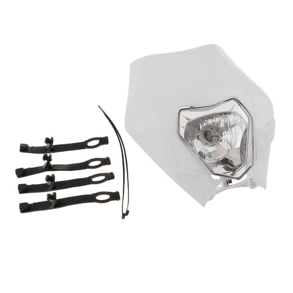 Motorcycle Dual Sport Headlight 12V 35W Head Light for KTM 13-15 White