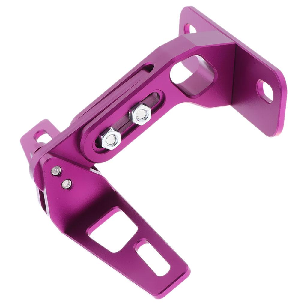 CNC Motorcycle Number Plate License Plate Bracket for BWS Monkey Purple