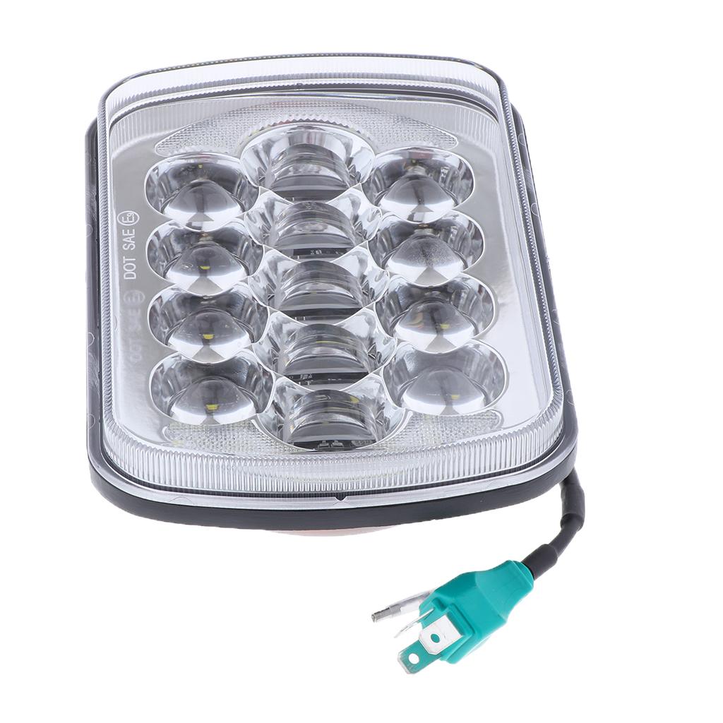 105W 5X7inch LED Square Headlight for Jeep Cherokee XJ Truck Motorcycle Silver