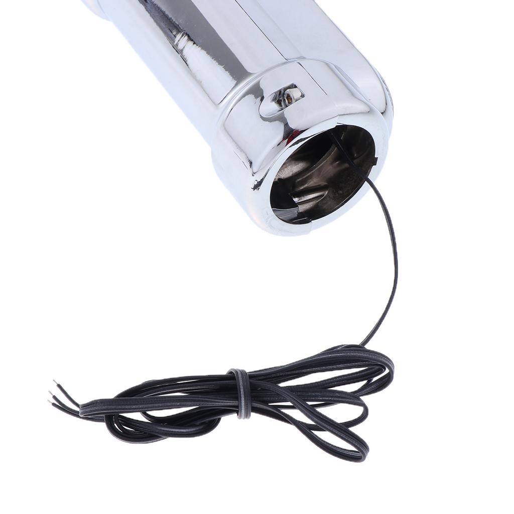 2pcs Universal Motorcycle Turning Signal Lamp Daytime Running Light Silver