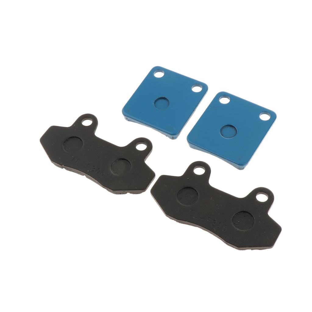 Motorcycle Front & Rear Brake Pads Metallic Braking Pad Set Universal Fit for ATV Quad Dirt Bike