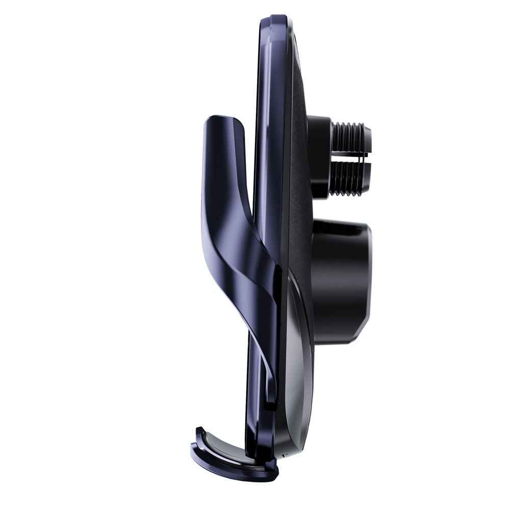 SD32 15W Fast Wireless Charging Car Air Vent Phone Holder 360° Rotation Auto-Clamping Navigation Mount - Black