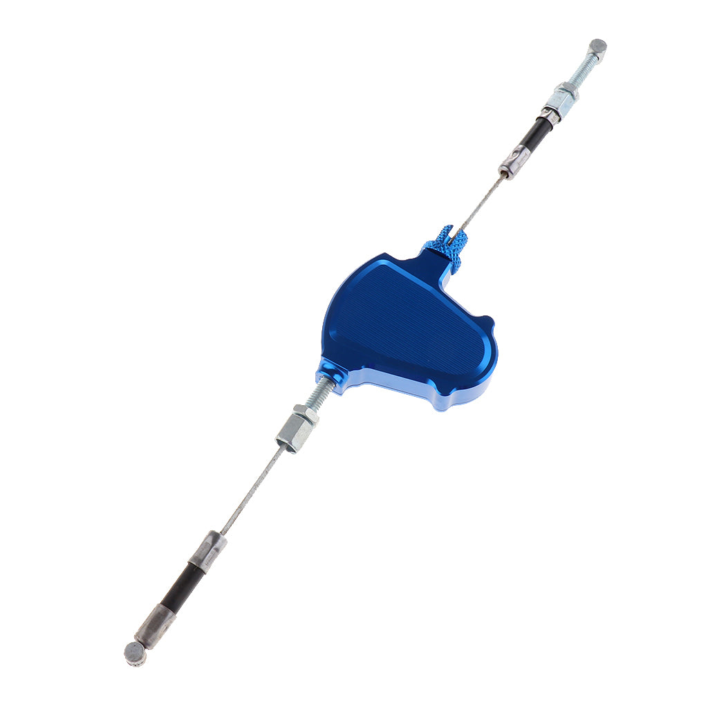Universal Stunt Clutch Easy Pull Cable System for Motorbike Dirt Bike Blue