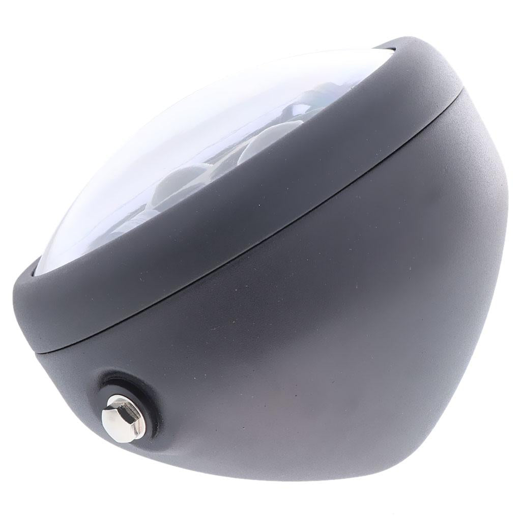 Universal Retro Motorcycle Refit LED Headlight Daytime Aperture Blue
