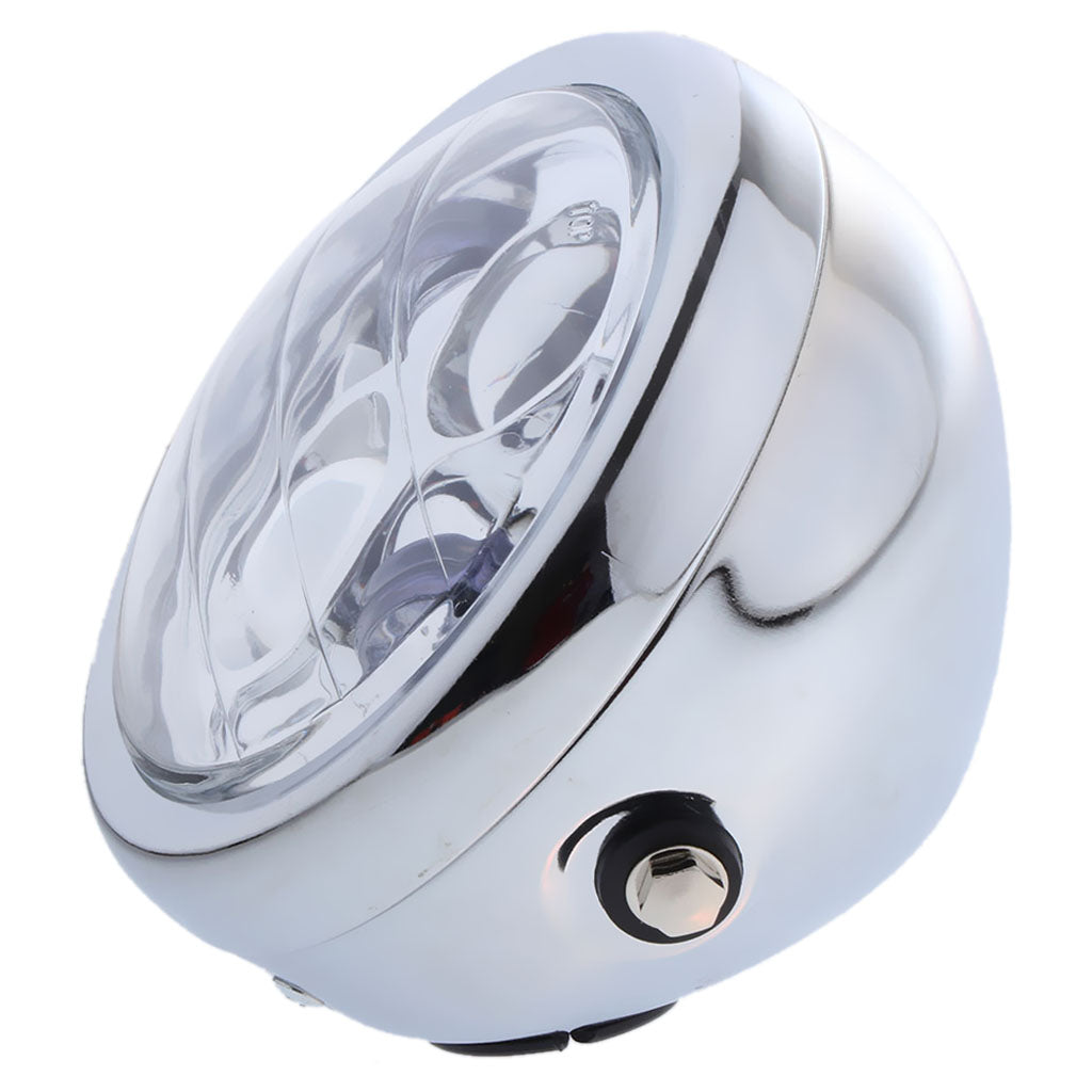 6.5" Motorcycle Round Headlight LED Bulb Universal for 12v Motorbike White
