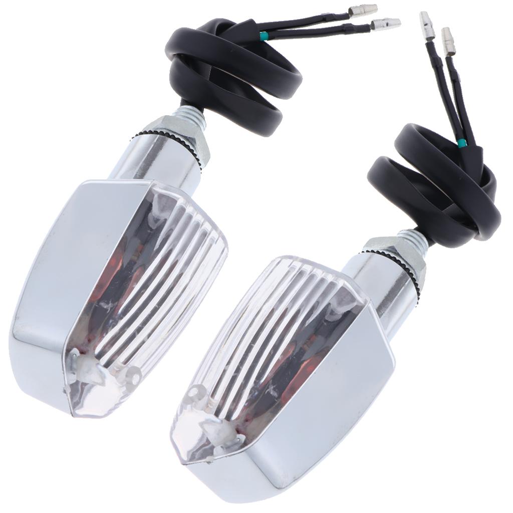 2pcs Universal Motorcycle Turning Signal Lamp Flash Light 12V 140x35x40mm