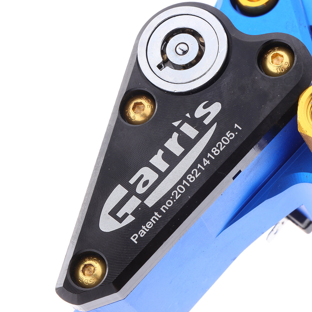 Motorcycle 22mm Handle Bar Front Brake Master Cylinder Clutch Lever Blue