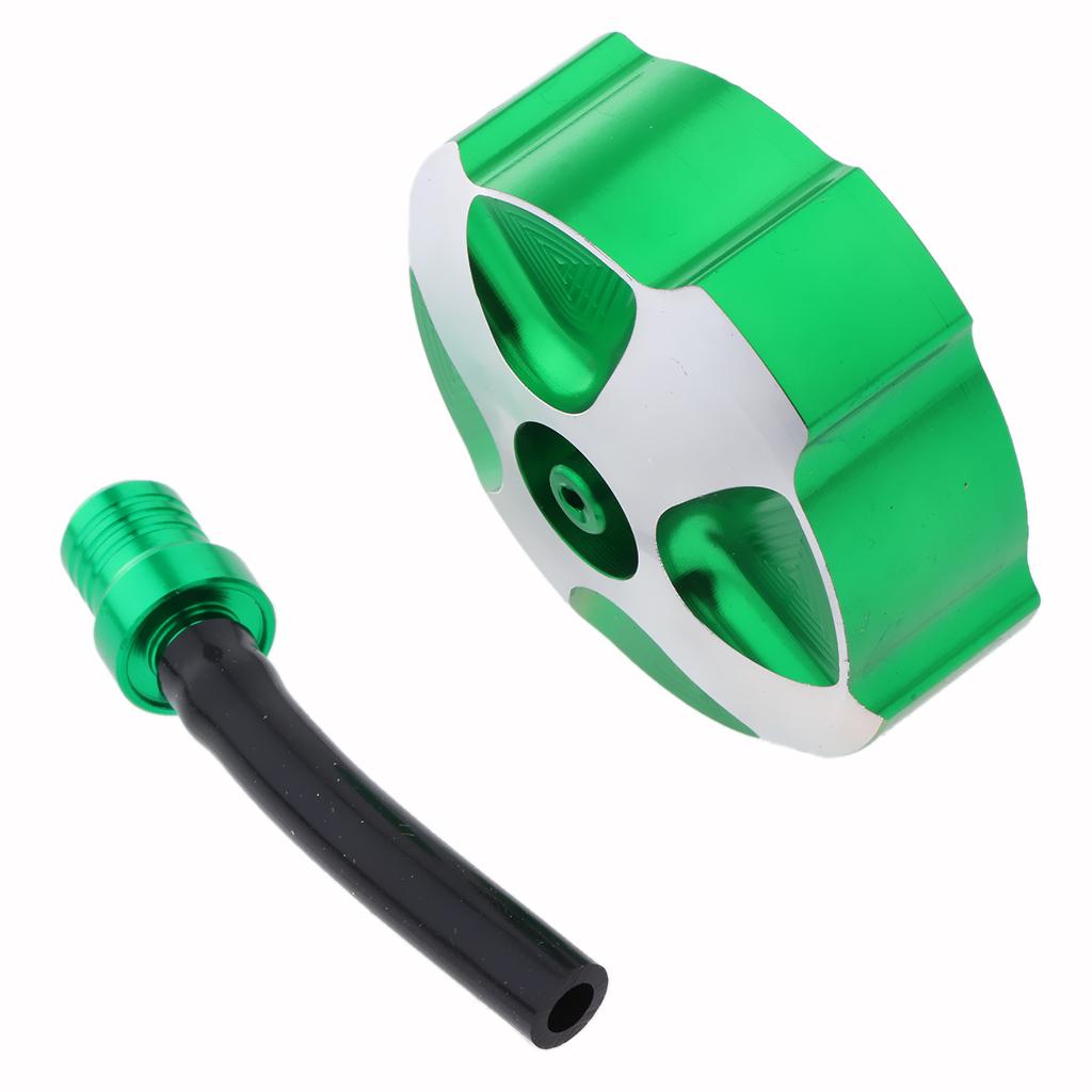 CNC Motorcycles Fuel Tank Gas Cap Cover for Yamaha Green