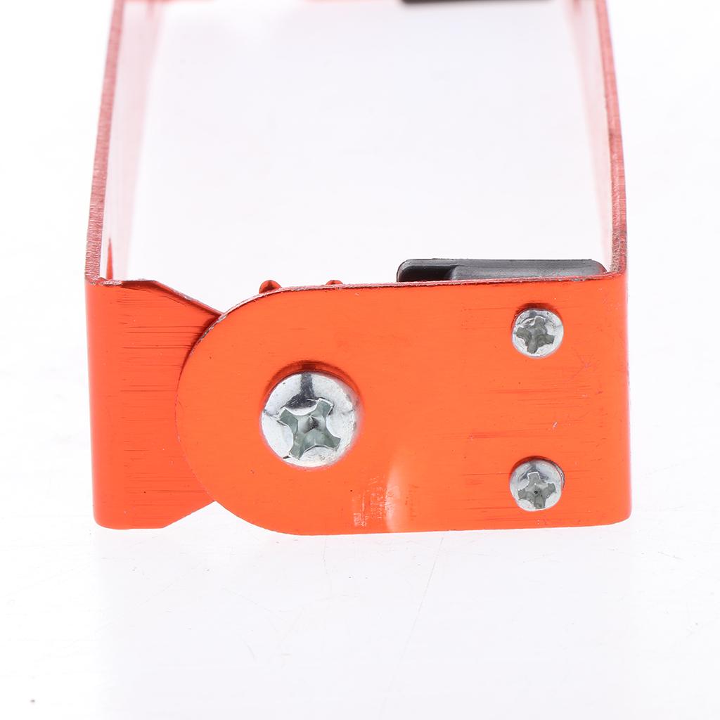 Adjustable Motorcycle License Plate Frame for Electric Scooters Orange