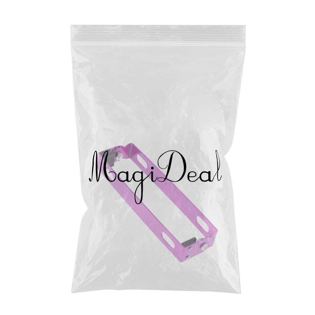 Adjustable Motorcycle License Plate Frame for Electric Scooters Purple