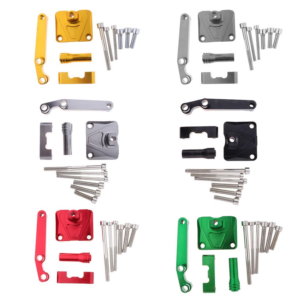 Motorcycle Steering Damper Stabilize Bracket Mount For Kawasaki NINJA Red