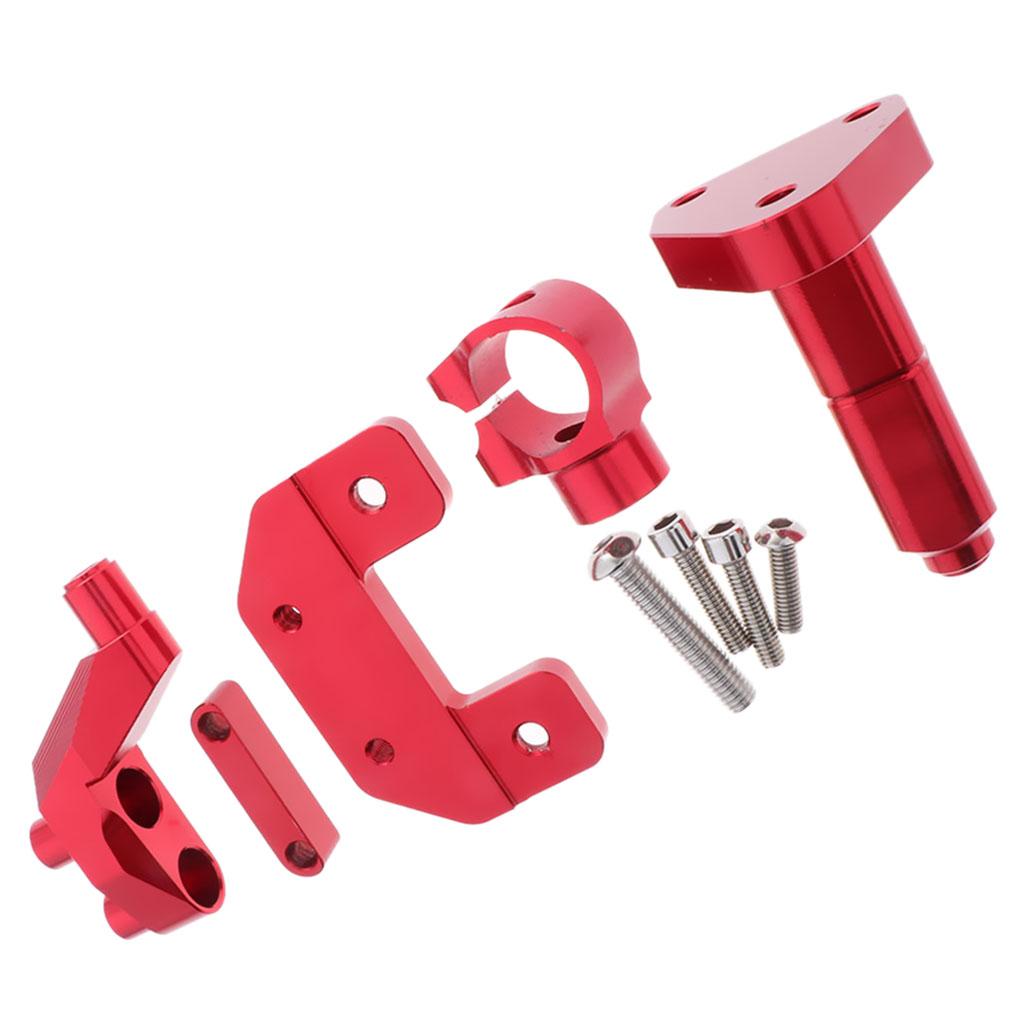 Motorcycle Damper Steering Stabilize Set Kit For Yamaha MT03 13-18 Red