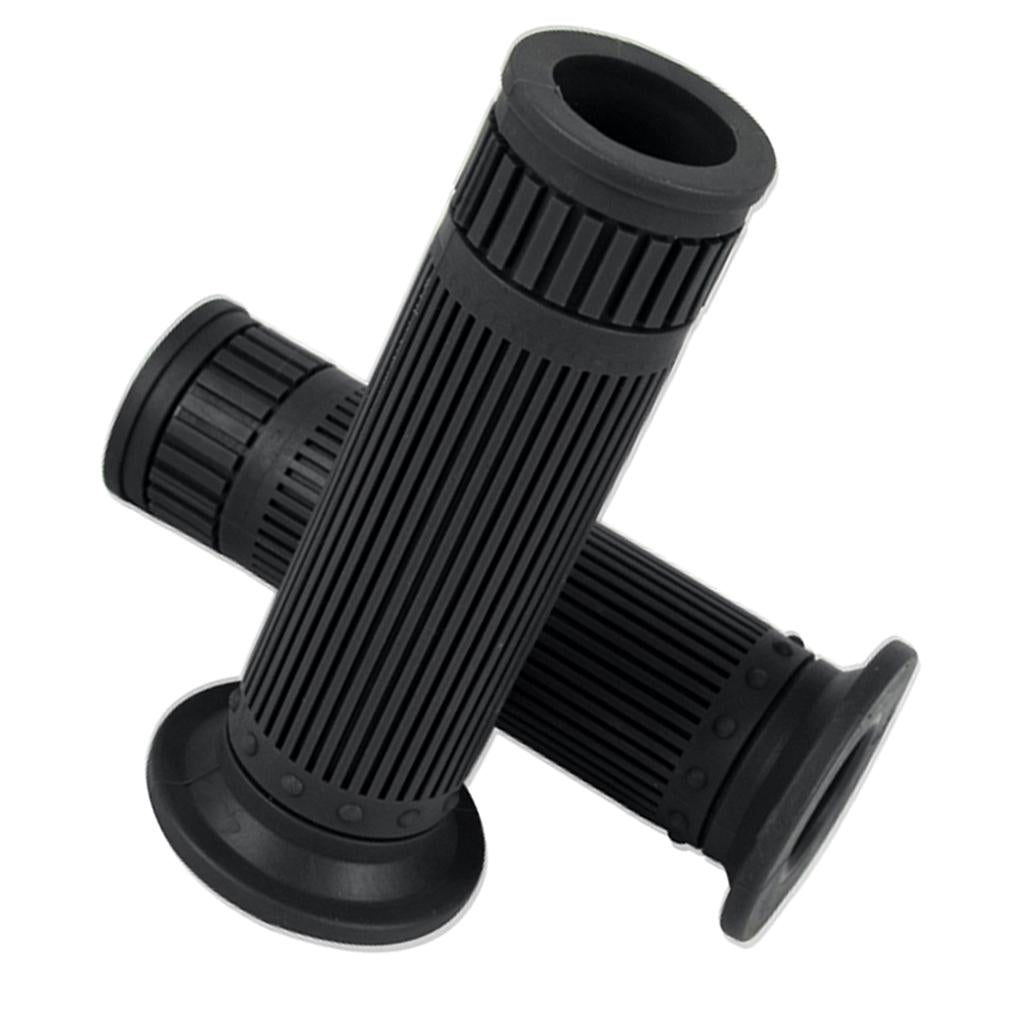 Universal Motorcycle 25/28MM HandleBar Hand Grip Retro Handlebar Gray