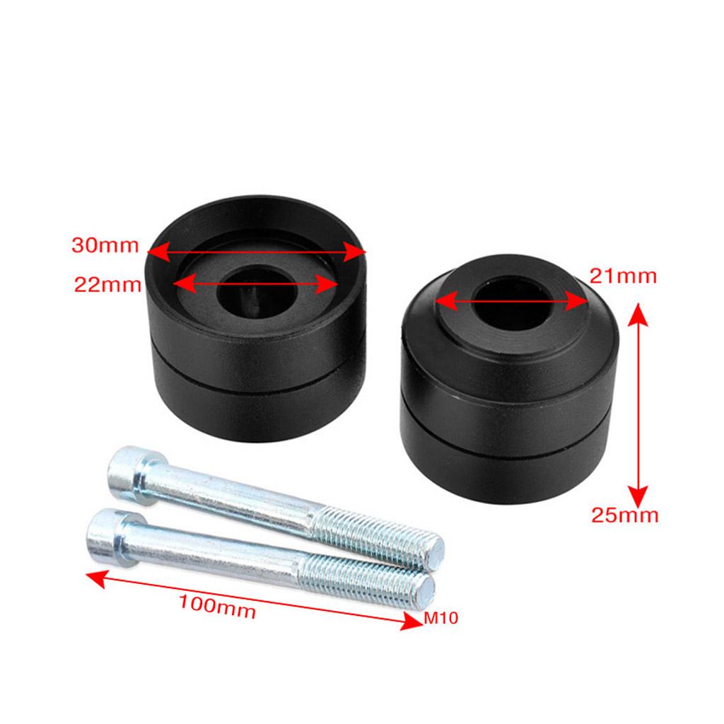 1 Pair Silver Motorcycle handle riser adapter for BMW F650/F700/F800GS 13-17