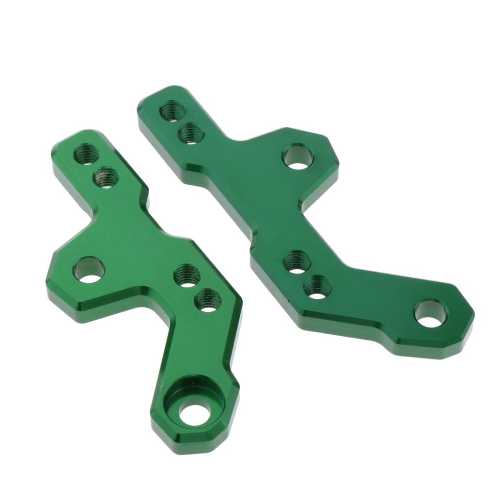 Motorcycle Rearsets Bracket Base Footpeg Plate For Kawasaki NINJA 250 Green