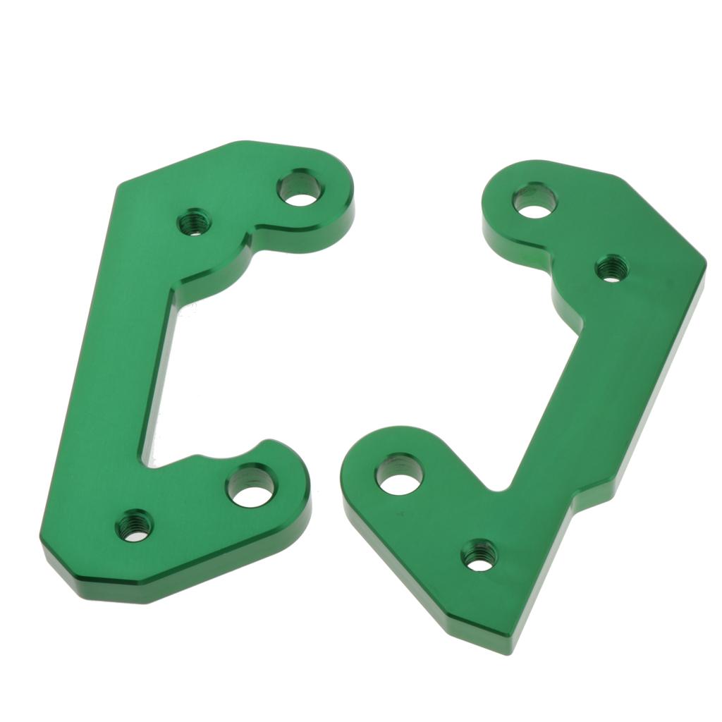 Motorcycle Rearsets Bracket Base Footpeg Plate For Kawasaki NINJA 400 Green