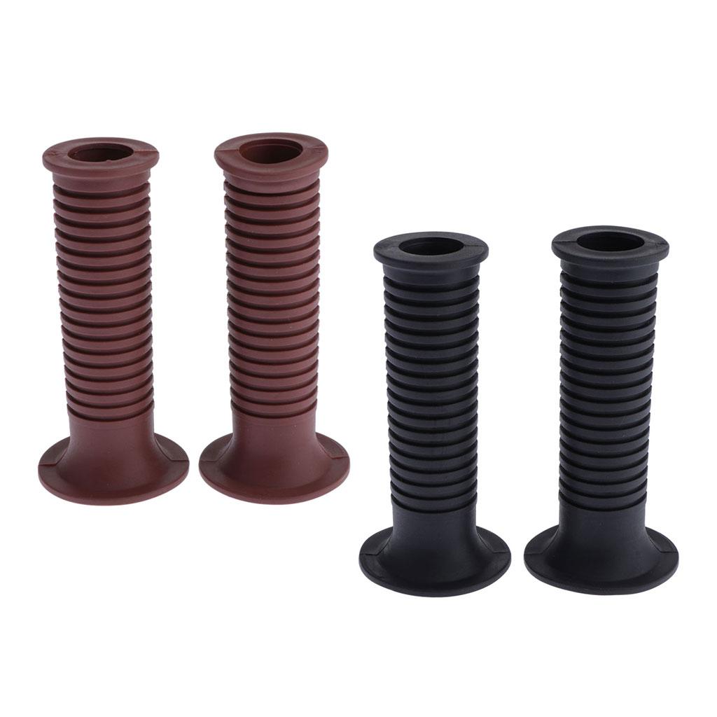 Motorcycle Rubber Hand Grips Handlebar for BMW R1100 R1150 GS R S F650 Brown