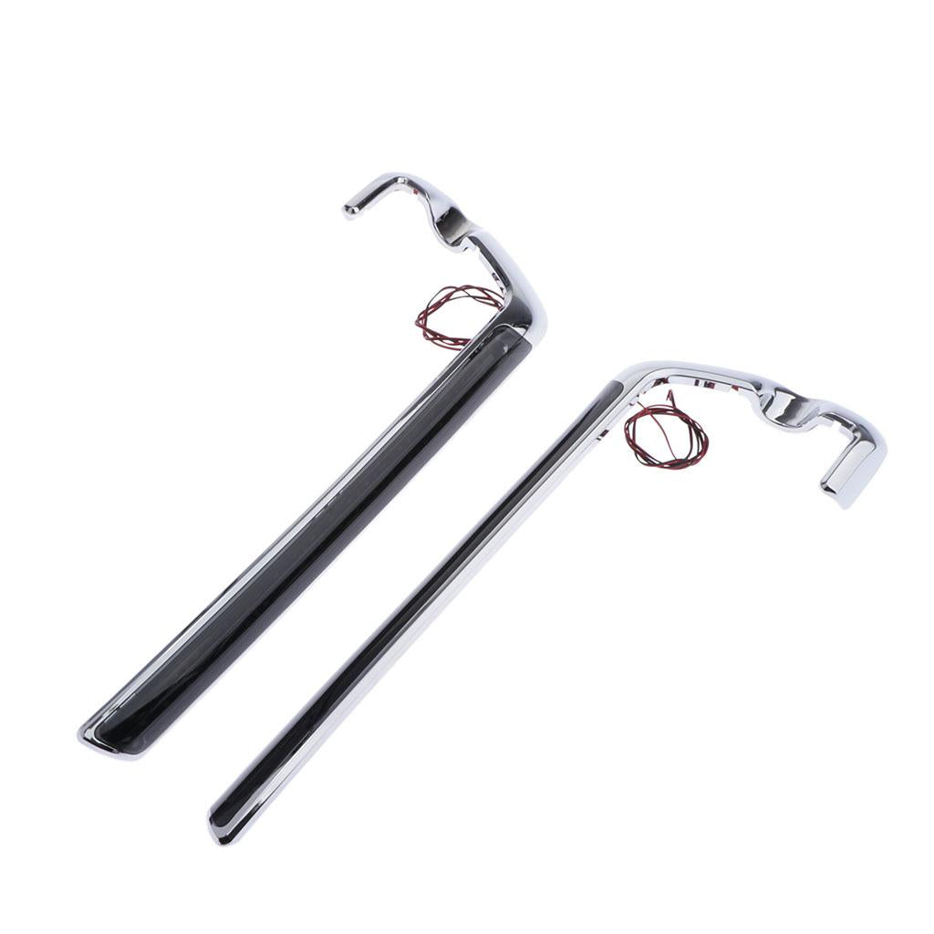 Motorcycle Saddlebag LED Tail Light For Harley Touring 2014-2018 Black