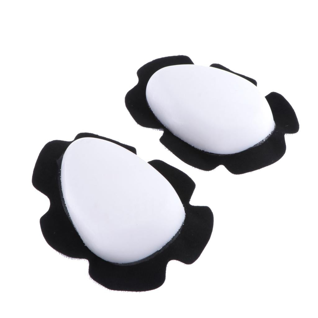Motorcycle Protective Gears kneepads Knee Pads Slider Protector Cover White