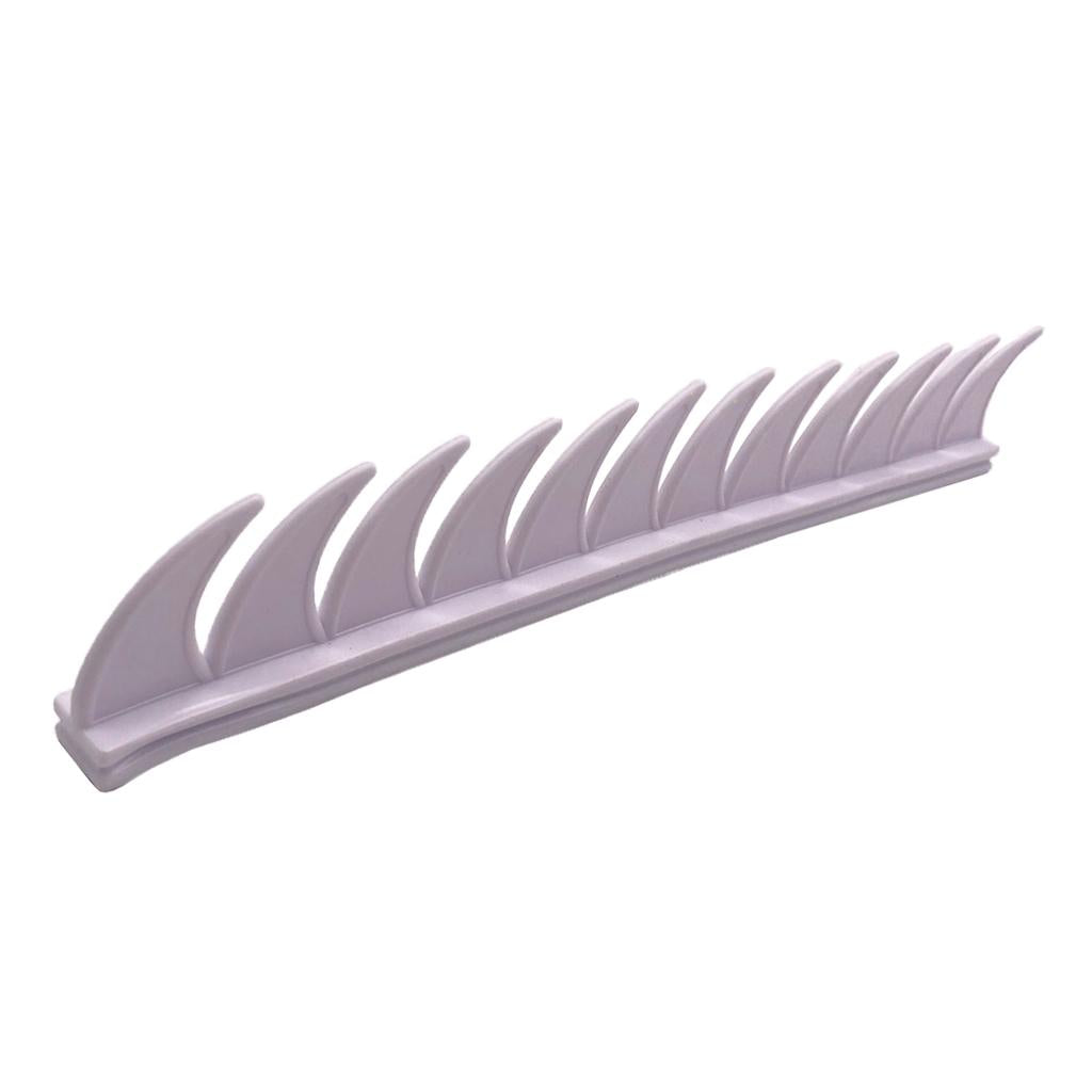 Motorcycle Dirt Bike Mohawk Helmet Mohawks Spikes Rubber Sticker White