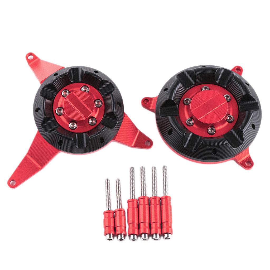 Motorcycle CNC Engine Stator Protective Cover for Kawasaki Z900 17 Red