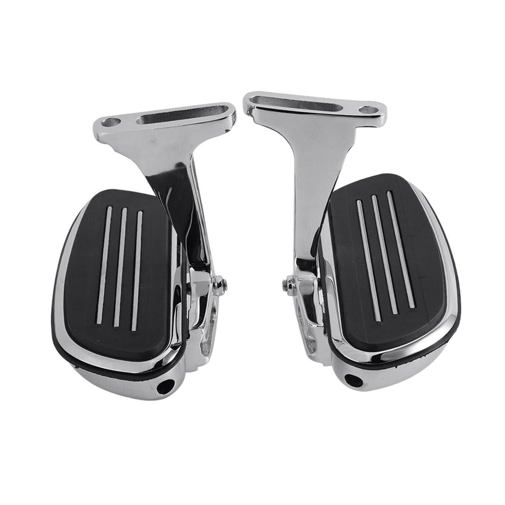 Chrome Streamline Passenger Floor Board & Bracket For Harley Touring 93-18