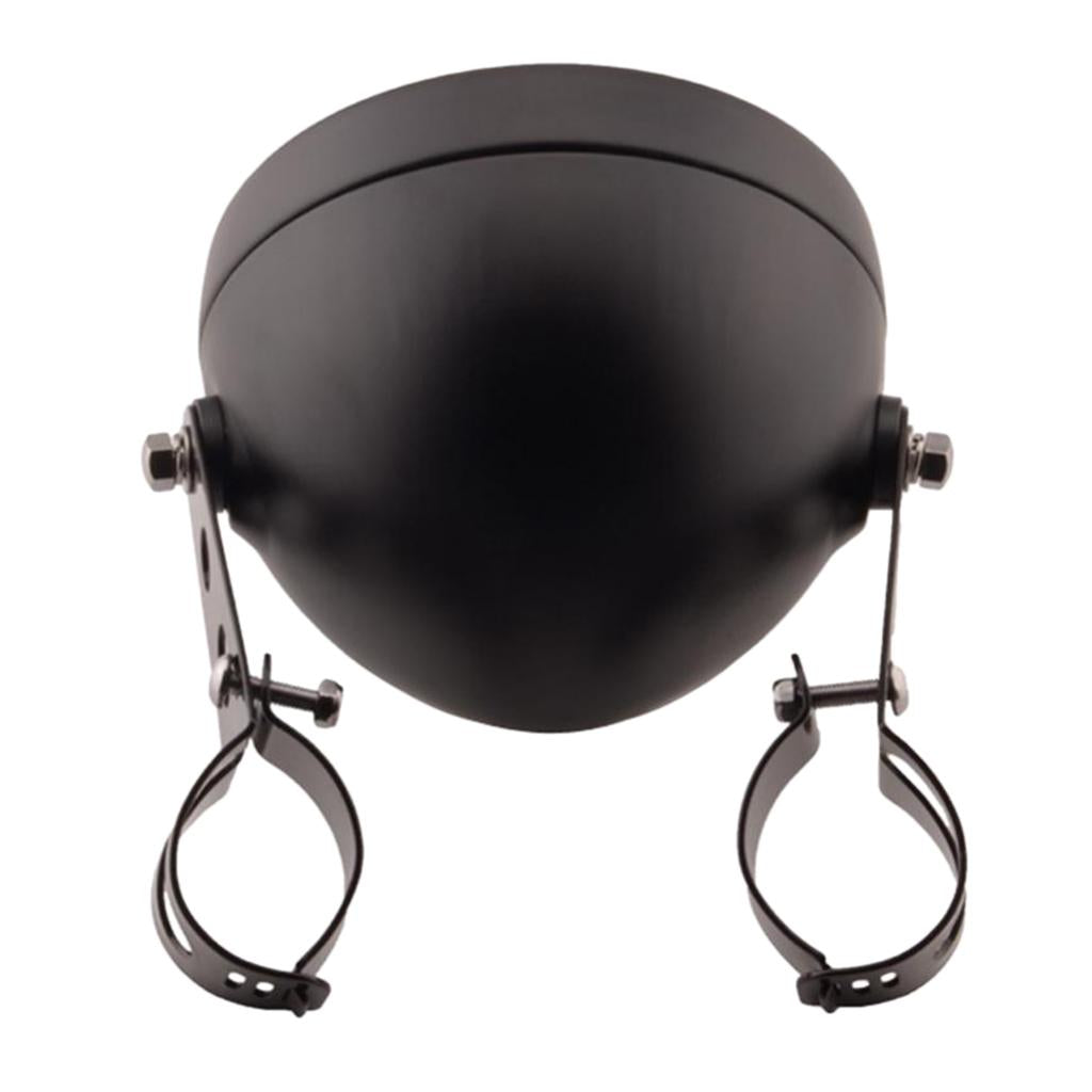 5.75" Motorcycle Retro Headlight Cover Housing For Halley Black