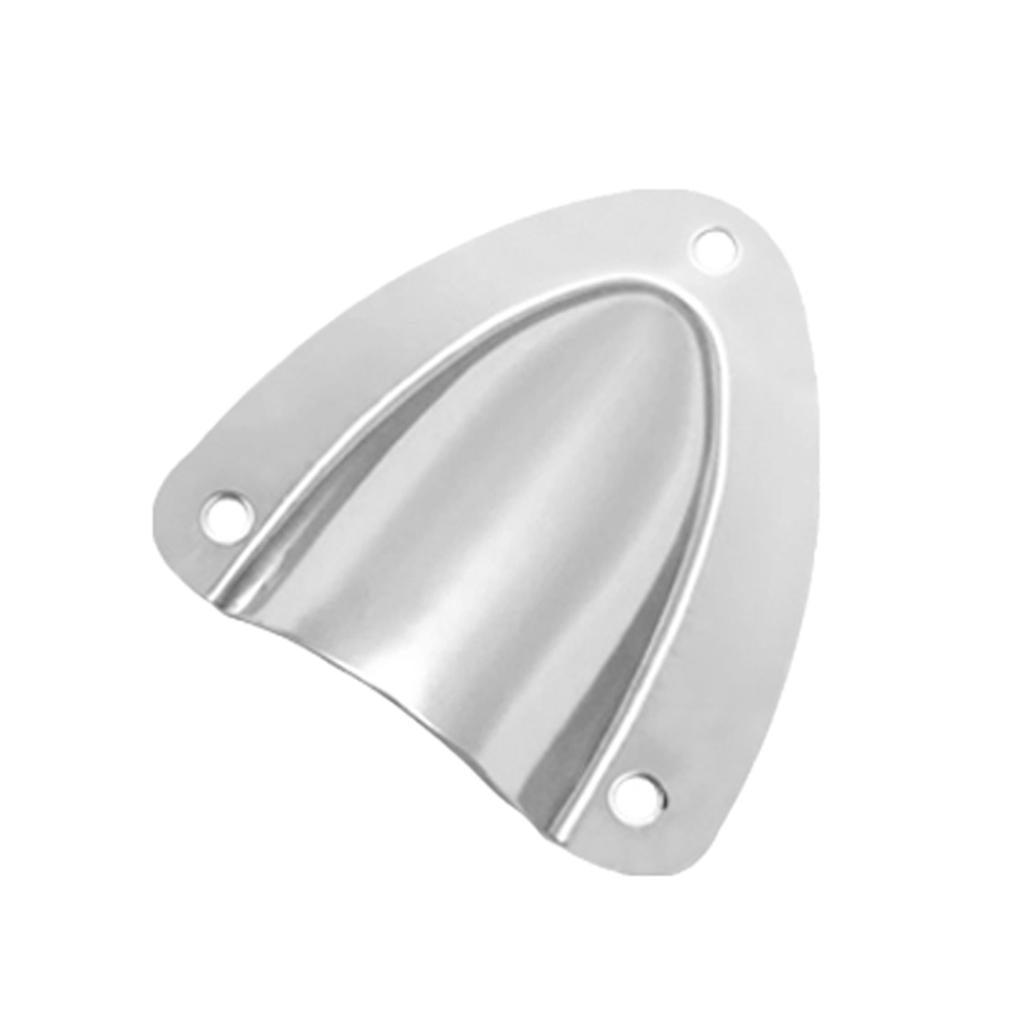 2x316 Stainless Steel Large Clam Shell Vent Wire Cable Cover For Boats Marine