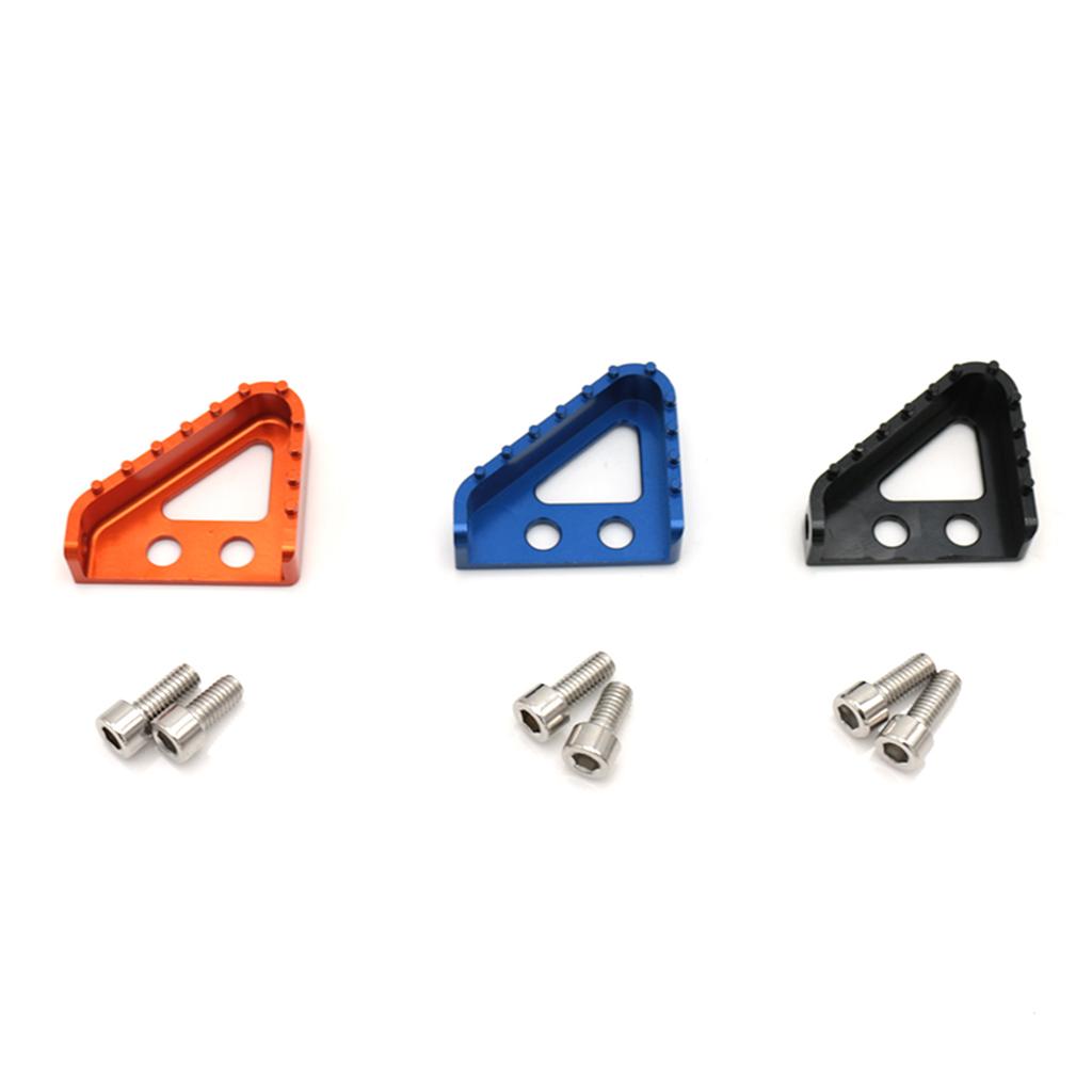 Motorcycle Foot Pedal Pegs with Mounting Parts for KTM RC 125/200/390 Blue