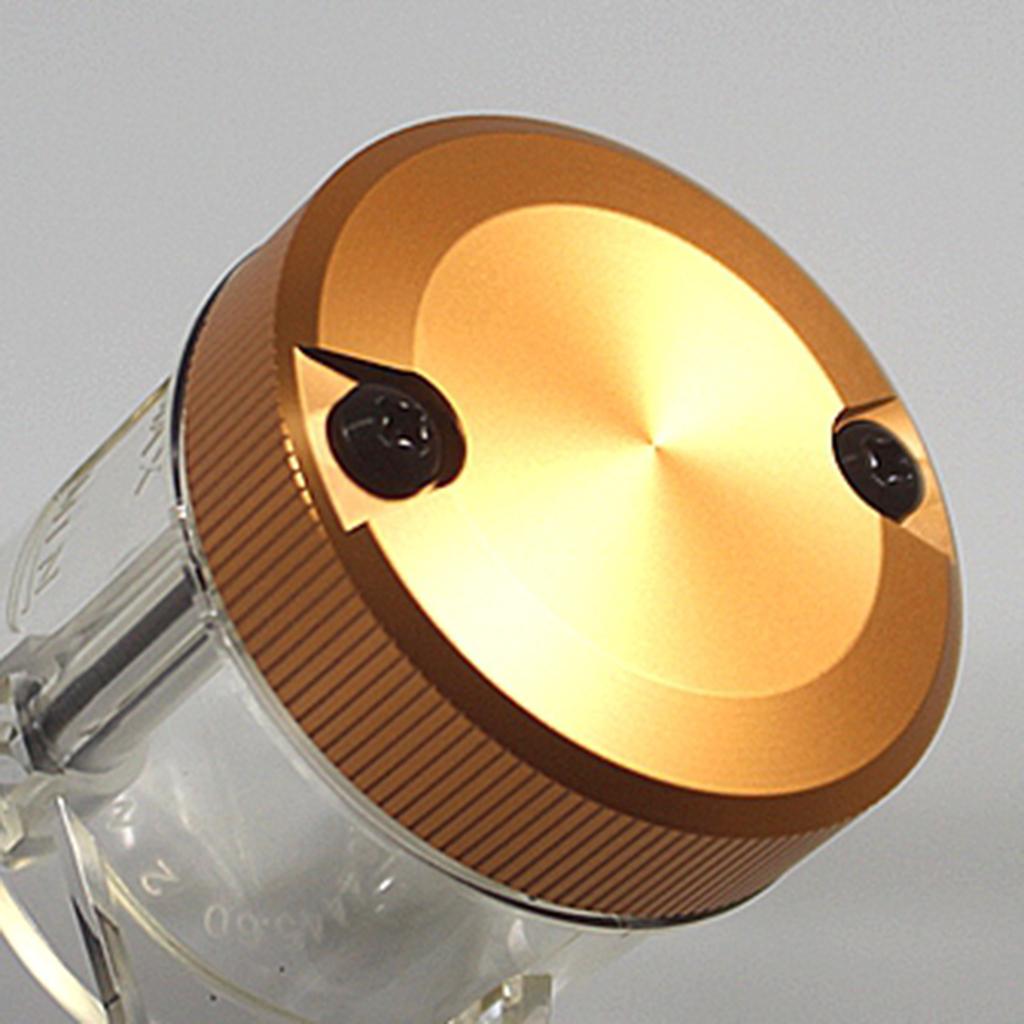 Motorcycle ATV Brake Master Cylinder Reservoir Clutch Tank Oil Cup Orange