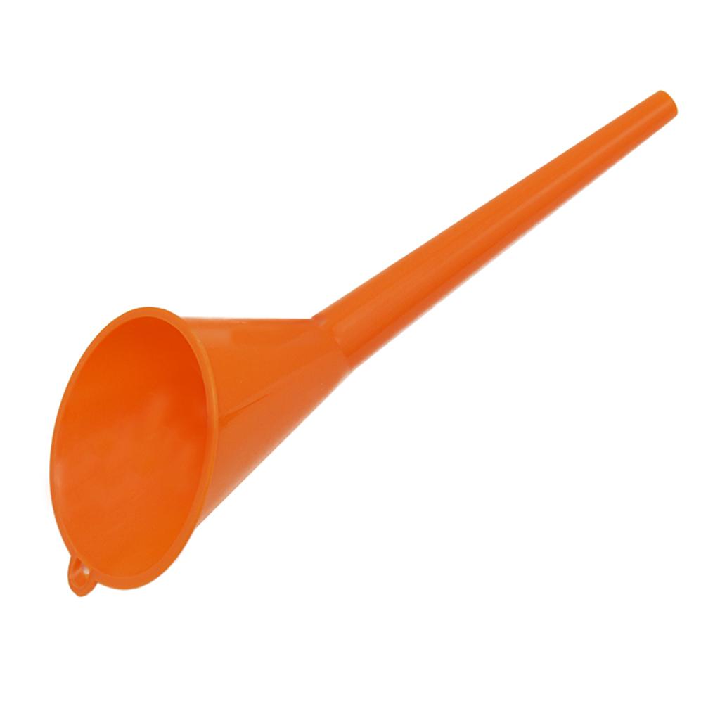 ABS Plastic Water Fuel Funnel Motorcycle Gas Petrol Funnel For Harley Orange